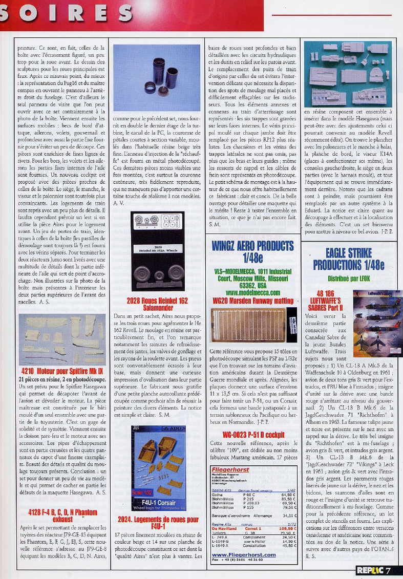 Replic 166 - Mirage IV, FW-190 D-9, C-45, Kubelwagen, Technique Round